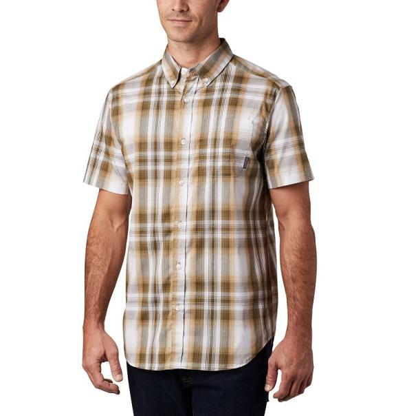 Columbia Rapid Rivers II Shirts Beige For Men's NZ45391 New Zealand